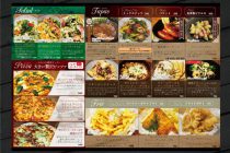 新しくドリンクメニューとフードメニューをデザインいたしました