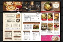 こちらThe BACKYARD CAFEさんの ドリンクメニューデザインです