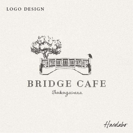 ブリッジカフェのロゴデザインに込めた思いとは？宿河原の橋をイメージしたデザインに注目 写真