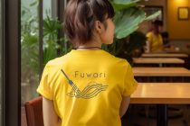 混ぜパスタ専門店FuwariのスタッフTシャツデザインが魅力的です！